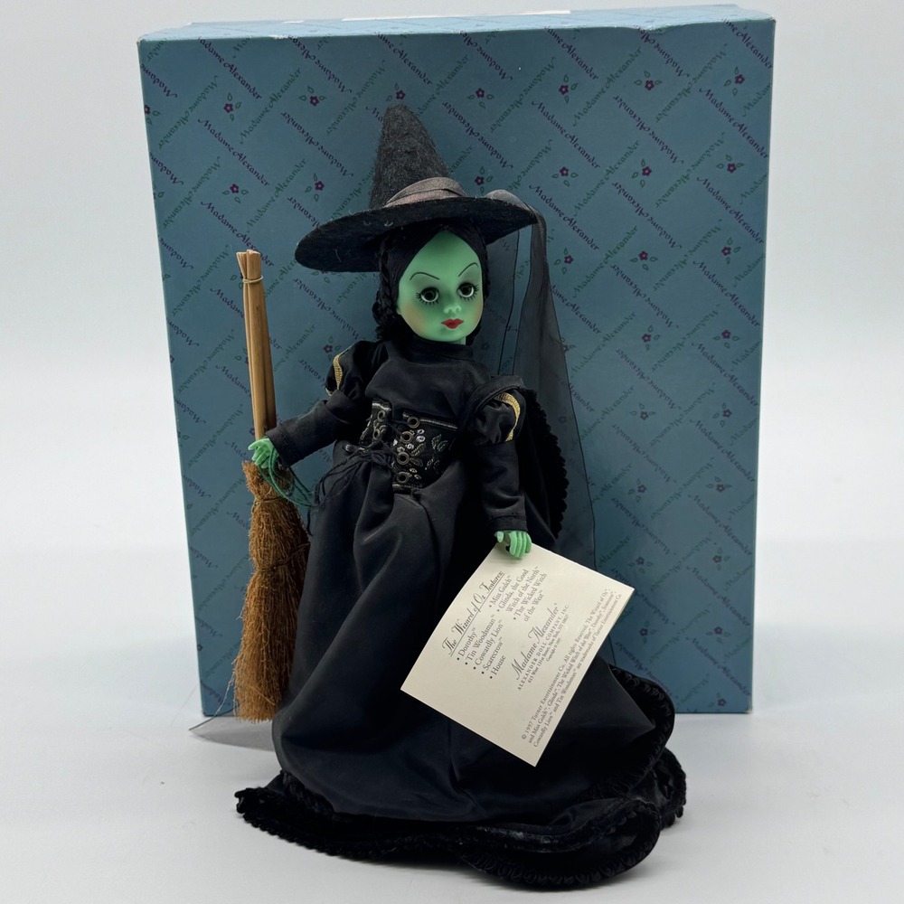 Madame Alexander Wicked Witch of the West Doll 13270 Wizard of Oz 1997 Boxed